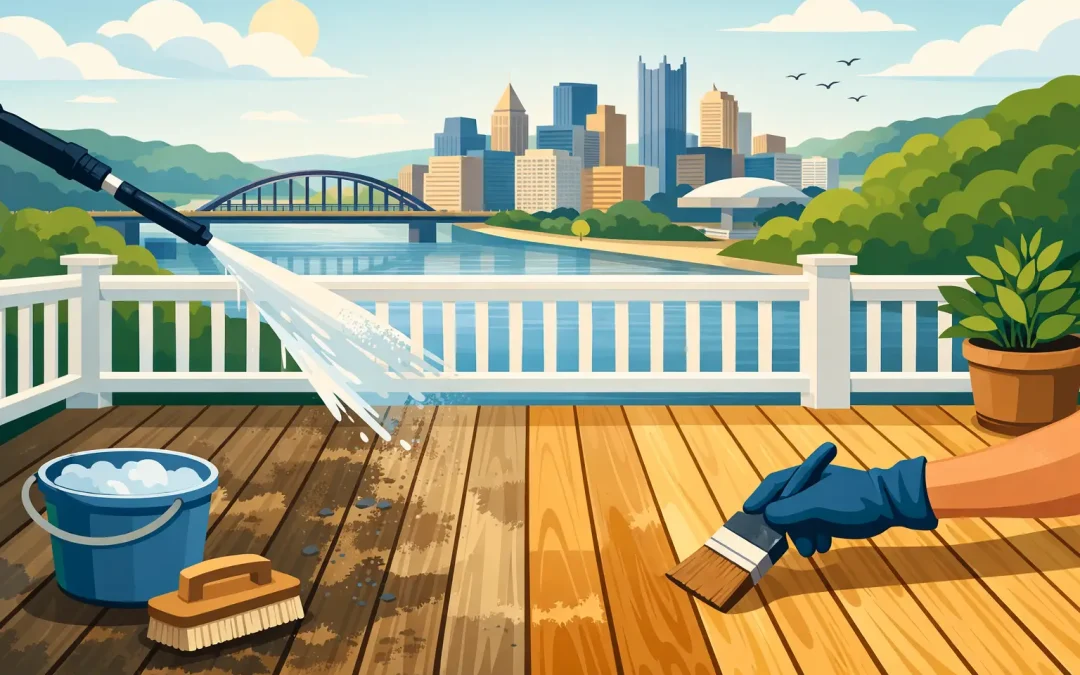 Deck Cleaning and Sealing for Pittsburgh Homes