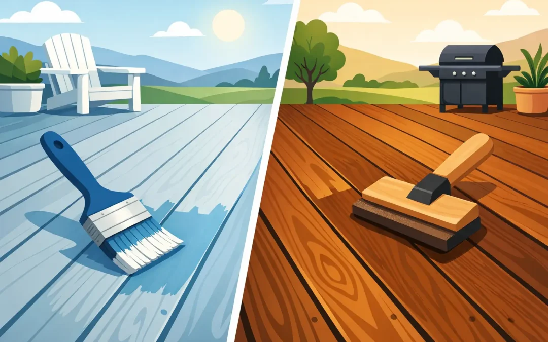 Paint vs Stain Deck: Which Finish Holds Up?