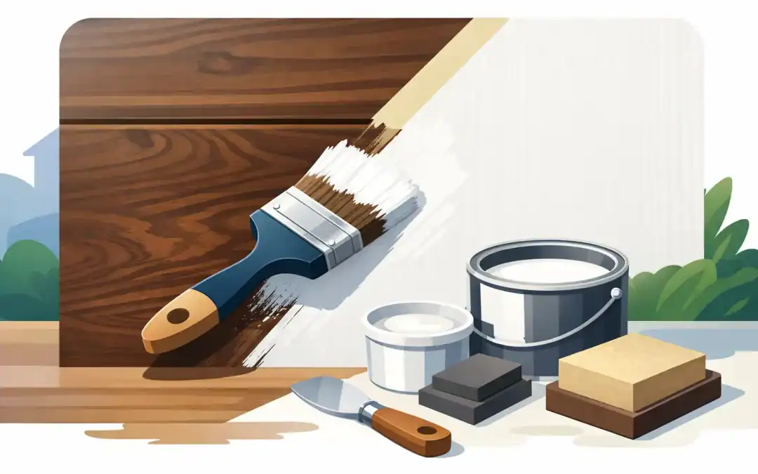 Can You Paint Over Stained Wood? Yes, With Prep