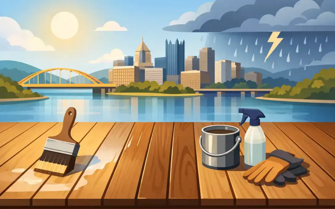 How to Seal a Deck for Pittsburgh Weather